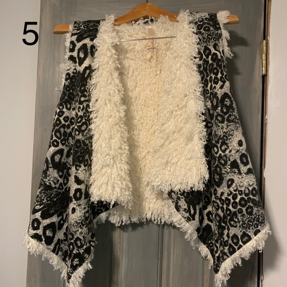 Cheetah print vest